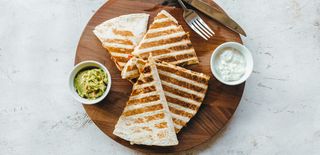 Vegetarian quesadillas