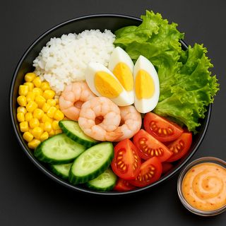 Боул з тигровою креветкою (290г)