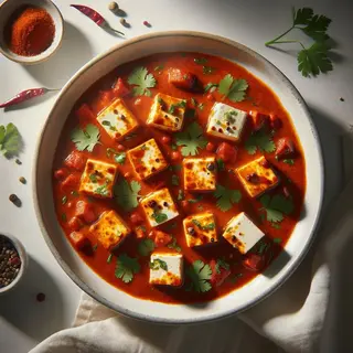 Paneer vindaloo