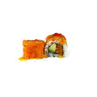 Uramaki mango roll