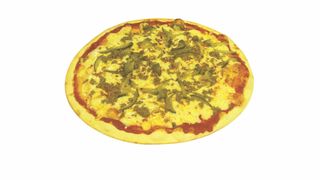 ПИЦЦА С ФАРШЕМ И СОЛЕНЫМИ ОГУРЦАМИ (480г)