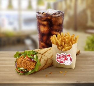 Chicken roll meniu
