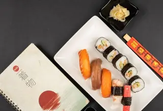 Gold sushi platter