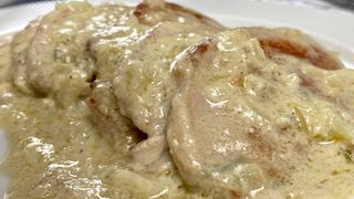 Taquitos De Lomo en salsa de cabrales para 1-2 persona (600gr aprox.)