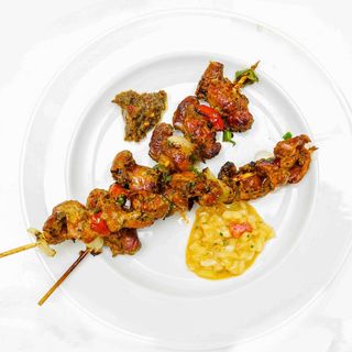 Plat de (3) Brochettes de Gésiers de Poulet Fermier