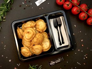 Смажені пельмені з курячим м'ясом 160 г.