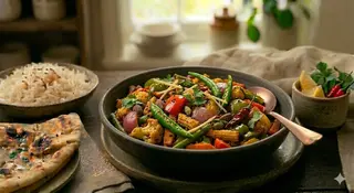119. Vegetables jalfrazi