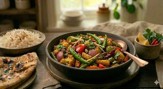 119. Vegetables jalfrazi