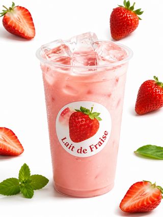 Lait Glacé Fraise & Fruits