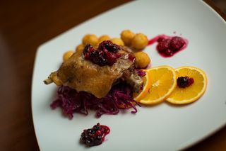 Mademoiselle butterfly duck leg