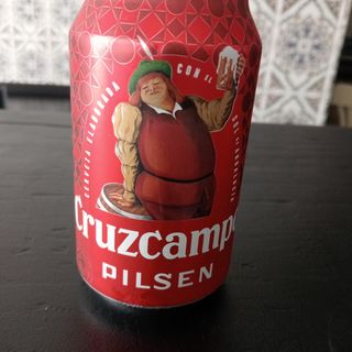 Lata Cruzcampo Pilsen