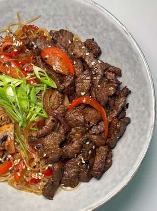 Фунчоза з яловичиною