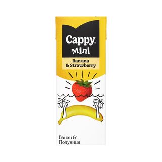 Нектар Cappy mini банан і полуниця 0,2 л