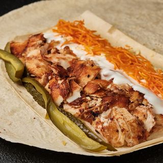 Шаурма з куркою та морквою 