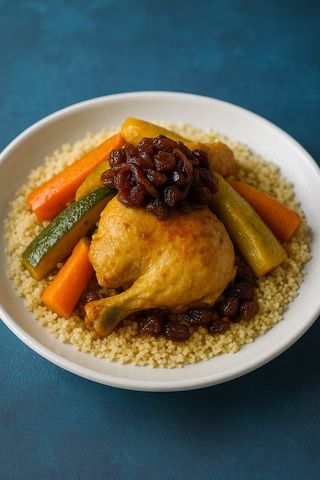 Couscous de pollo