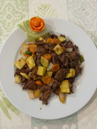 Ternera con Salsa Picante