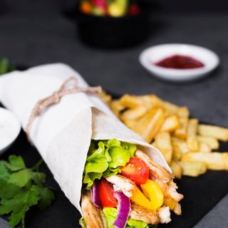 Doner Meat Cheese And Chips