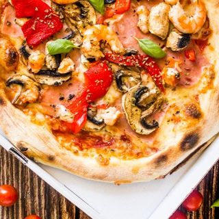 pizza cuatro estaciones (30 cm.)