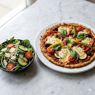 Pizza Vegetal Con Queso (30 Cm.)