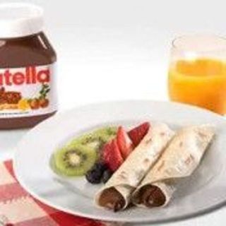 Piadina con Nutella e Kinder Bueno