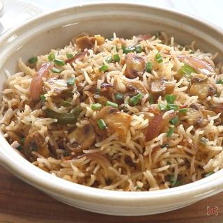 Arroz Basmati con Champiñones