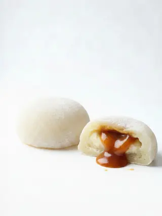 Mochi de chocolate blanco
