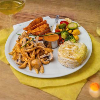 Émincé De Poulet Aux Champignons Frais