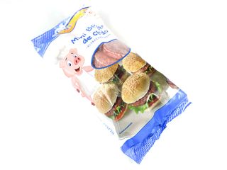 Hamburguesa De Cerdo Congelada Mini Bolsa (1 Kg.)