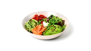 Микс-боул с семгой