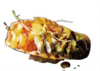 142. Tacos De Salmón (3 Uds.)