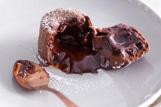 Cuore caldo al cioccolato fondente