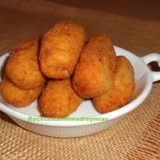 Croqueton de pollo asado
