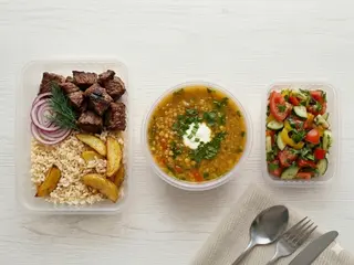 Ланч-бокс с шашлыком баранина