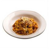 Fettuccine boloñesa