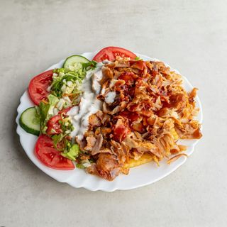 Plato Con Carne De Pollo