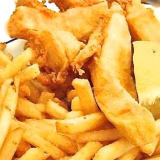 Choco Frito com batatas fritas (serve 2)