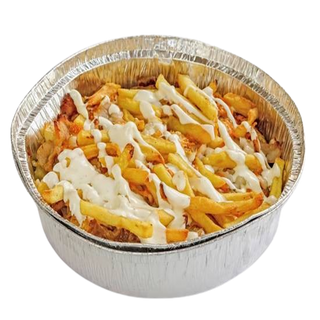 Patatas fritas con carne y queso grande