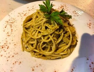 Espagueti Pesto