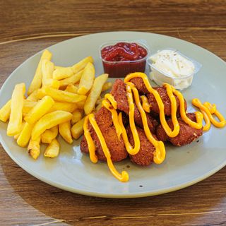 Cheddar chicken nuggets veliki