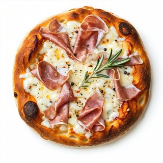 Pizza bianca crudo