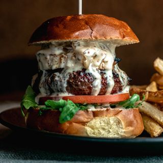 Hamburguesa De Vacuno Y Queso Cabra