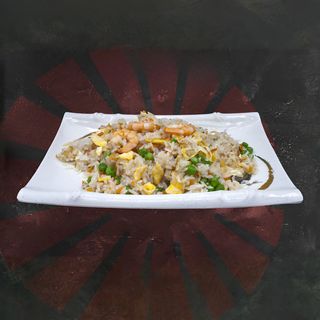 Arroz Frito Con Gambas