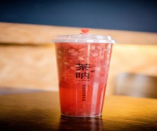 Fruit tea alla fragola con pompelmo