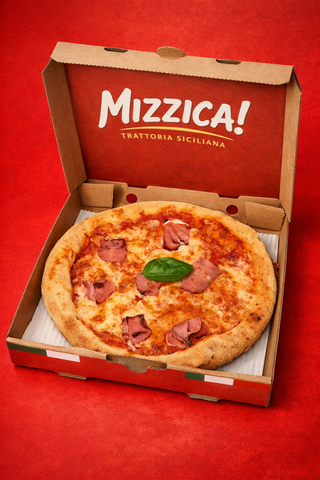 Pizza Jamón Dulce Siciliano