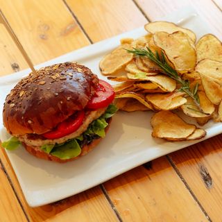 Ruspy chicken burger