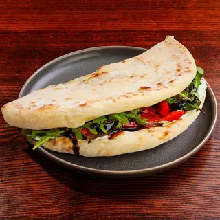 Focaccia cu ardei copt