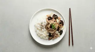 Wieprzowina z grzybami mun 500g