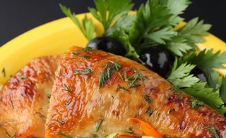 Perna de Frango no Forno