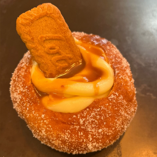 Doughnut de caramelo com Speculoos