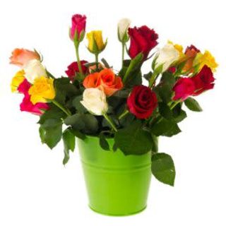  Mazzo rose corte miste